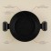 Poster - aluminum fried, d = 24 cm, h = 6.5 cm, anti -stick coating, induction, black color