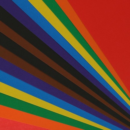 Colored paper A4, 16 sheets 8 colors "Ray", OFSET 70 g/m2-3