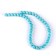 Beads made of natural stone "turquoise" set 36 pcs., Size 1 pc. - 10 mm