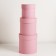 A set of hats 3 in 1 "Powder", 18 × 18 ‒13 × 13 cm
