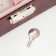 Casket to the leatherette for jewelry "Damascus" wine 7.5x22x15 cm