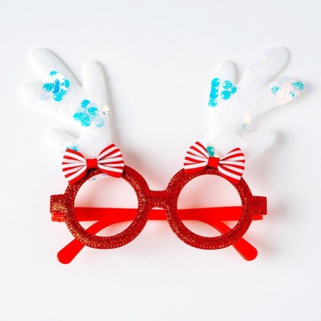 Carnival glasses "horns", color mix-2