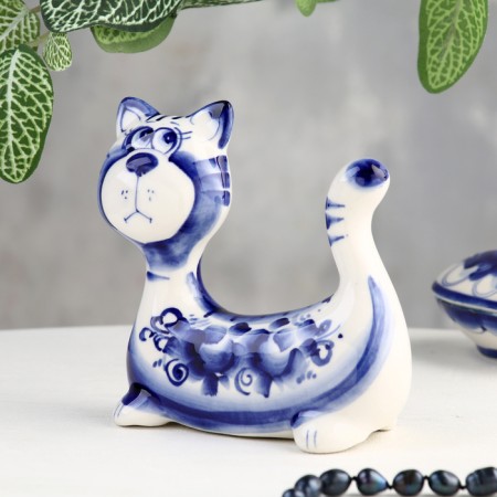 Souvenir "Cat Krendel", Gzhel-2