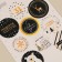 Gift stickers “With New Happiness!”, 14 x 21 cm, New Year