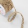 Weeks decorative canvas "braid", 10 mm, 10 ± 0.5 m, beige color