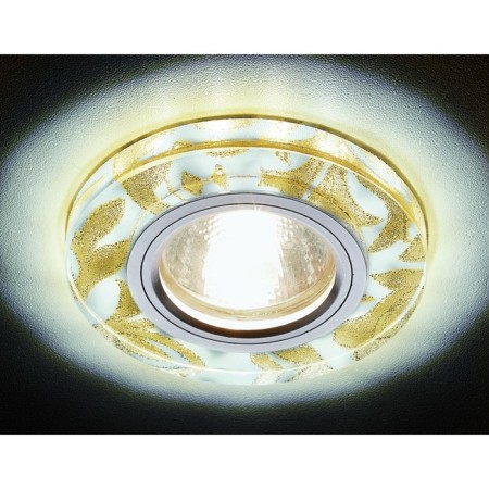 Ambrella Light Lumber built -in LED, G5.3, 3W, white color, gold, D = 60 mm