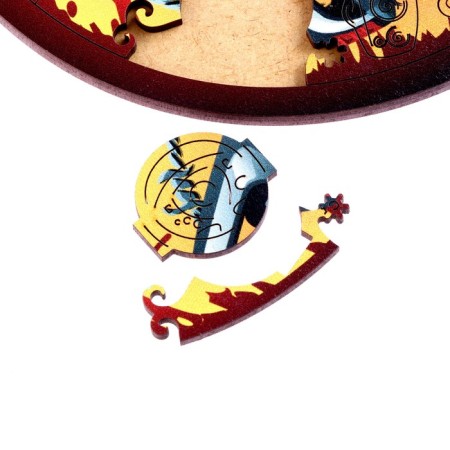Figure puzzle in the frame "Monster Trek", 55 parts-4