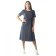 Women's dress FLAME Power, size 48, gray color