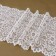 Lace elastic fabric, 190 mm × 23 ± 1 m, white color