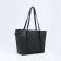 Zipper bag with zipper, gray color