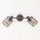 Sconces Citilux "Robin" CL535625, 35x25 cm, 2x40W, E14, brown color