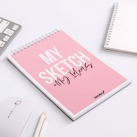 Sketchbook My Sketch + My Ideas A5, 40 l, 100 g/m-1