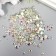 Decor for creativity Glass "Rhubates truncated cone. White chameleon" d = 1.5-6.5mm nr 1000 pcs 74595