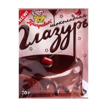 Glaze "Obrysh", chocolate, 70 g