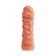 Kokos nozzle is realistic with additional stimulation, TPE, bodily, 17.6 cm