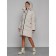 Coat insulated winter female, size 50, beige color