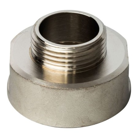 Adapter Stout SFT-0008-001121, 1 1/2 "x 1", internal/outer thread, nickel. brass-1