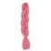 Zumba Kanecalon is monophonic, corrugated, 60 cm, 100 g, pink color (#ay15)