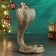 Figure "Snake Nagaina" 17x15x31cm, gold