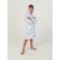 Children's robe with a hood, height 122 cm