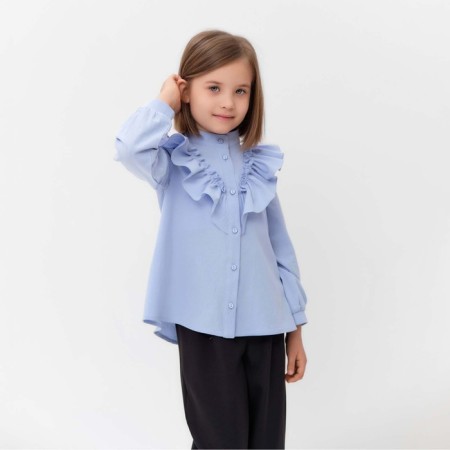 Blouse for Minaku girl color light blue, height 122 cm