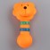 Brying toy "Zoo" for dogs, 14 cm, orange lion