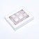 Box for sweets 12 pieces, 11.5 x 8.7 x 2.5 thin separators, white