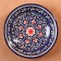 Suditsa Rishtan ceramics "Flowers", 28 cm, blue