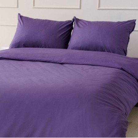 IDEASON 1.5SP set Violet (under 145x215cm, naval 50x70cm 2pcs) Poplin 130g/m, HL100%-2