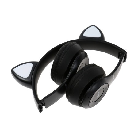 Headphones Ergolux ElX-BTHP02-C02, wireless, invoices, microphone, 250mach, FM, black-5