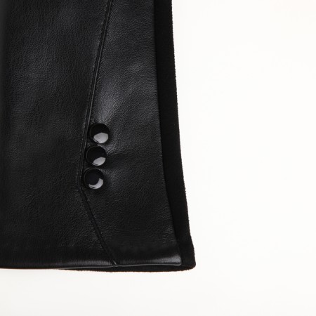 Gloves are female, dimensionless, without insulation, black color-3