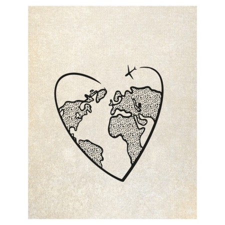 Pillow Golk "Love for a trip, decorative, size 16x45 cm-1