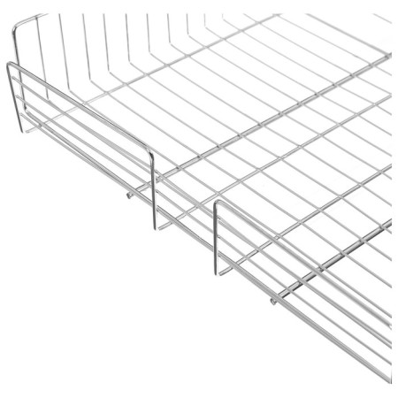 Ground grill Universal Maclay, 25x31 cm, chrome steel, for barbecue-10