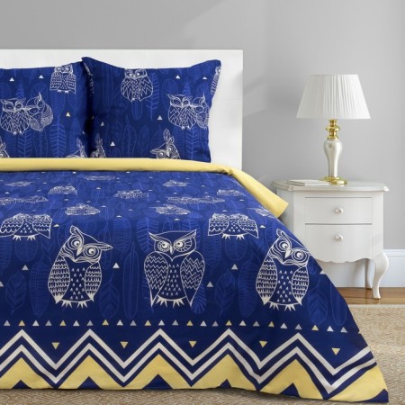Bed linen "Ethel" Duet eared owls (view 3) 143 x 215 cm - 2 pcs., 220 x 240 cm, 70 x 70 cm - 2 pcs-2