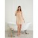Pareo female for the sauna, size XL-3XL, beige color
