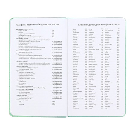 PROVING NACKEND, 80 sheets, 100 x 170mm, Devente.elizabeth, solid cover of leatherette with foam, Slocation, Block 70, Green-9