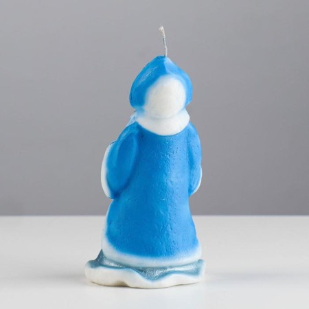 Decorative candle "Snow Maiden with a long oblique" mix, 13 cm-3