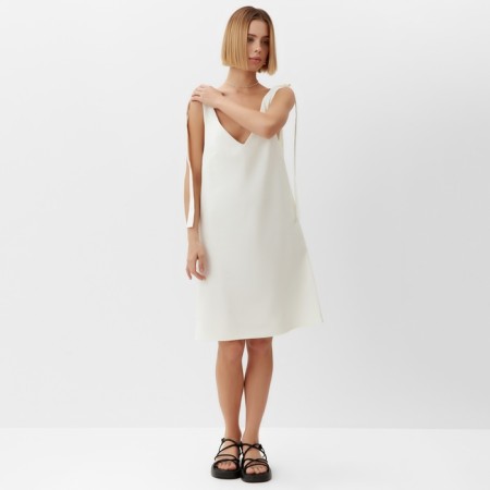 Women's dress Minaku: Jeans Collection Milk color, river 42-4