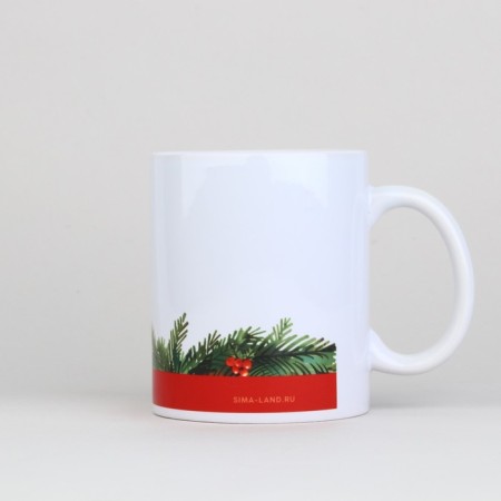 New Year. White ceramic mug “Helpers!”, 320 ml-2