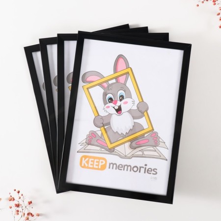 Set of frames "Format" 21x30 cm, 4 pcs. black color-1