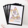 Set of frames "Format" 21x30 cm, 4 pcs. black color