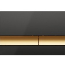 Alcadrain M1728-5 control button, for hidden installation systems, black/gold