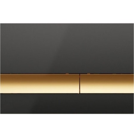 Alcadrain M1728-5 control button, for hidden installation systems, black/gold