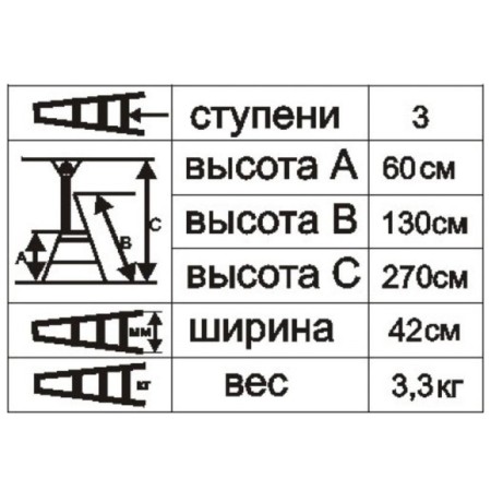 Strent of Encor 69650, aluminum, 3 steps-6
