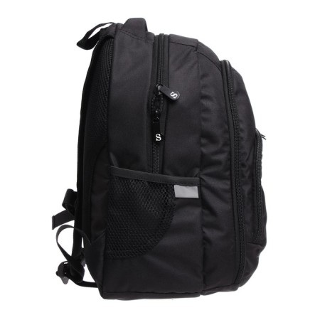 Youth backpack, 42 ​​x 31 x 13 cm, ergonomic back, Stavia "megapolis", black-3