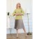 Women's skirt, size 52, gray color