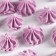 Meringues of lilac sugar Konfinetta for decor of cupcakes, cake, cakes and drinks, 30 g.