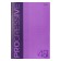 A4 notebook, 48 sheets, in a cage, progressive, plastic cover, block 65 g/m2, purple
