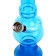 Bong, H-15 cm, "drop", acrylic, blue