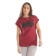 Female T -shirt, size 44, burgundy color